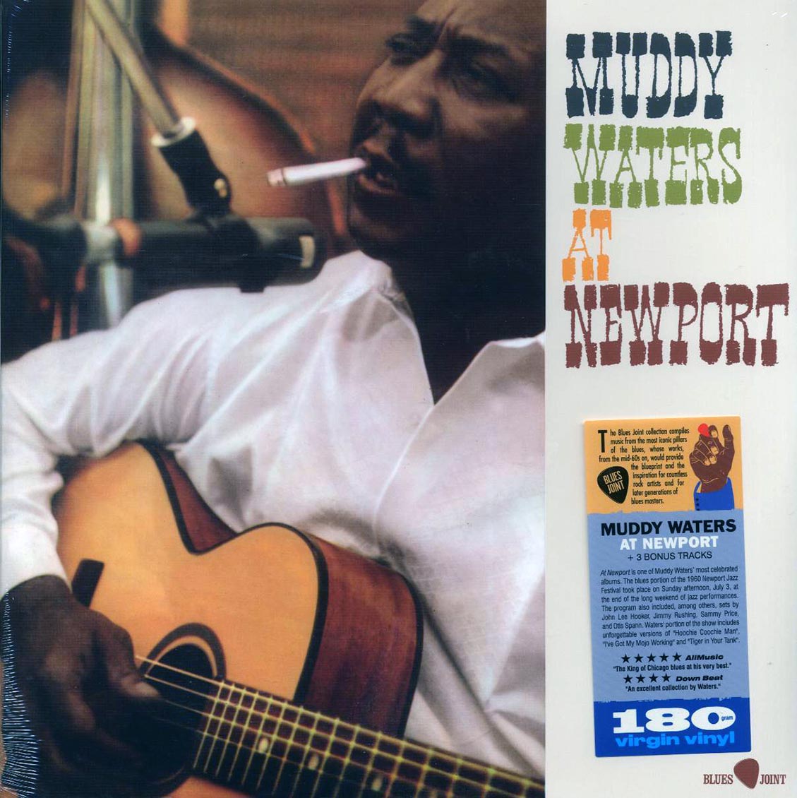 Muddy Waters - At Newport (+3 bonus tracks) (ltd. ed.) (180g) vinyl LP front cover