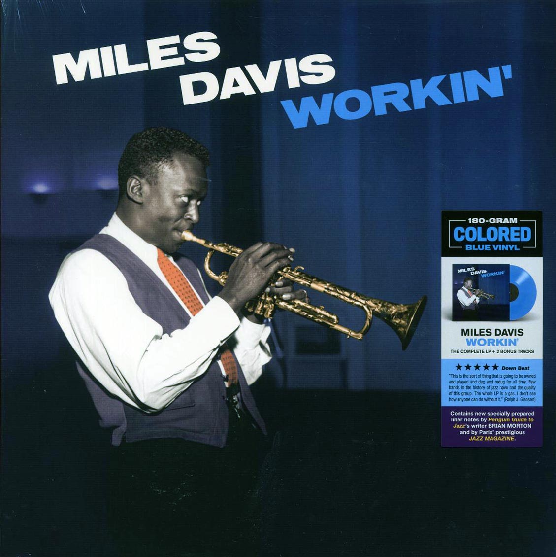 Miles Davis - Workin' (+2 bonus tracks) (ltd. ed.) (180g) vinyl LP front cover