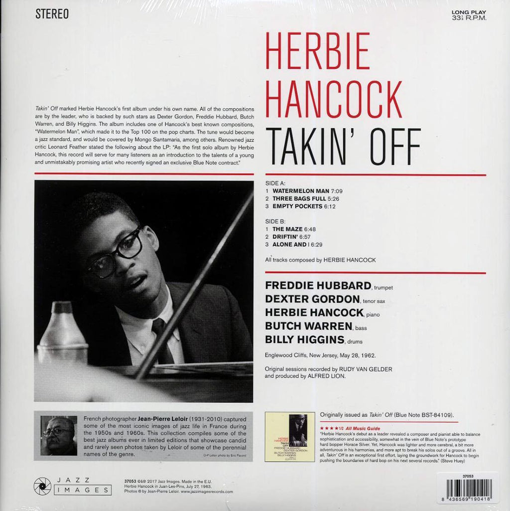 Herbie Hancock - Takin' Off (ltd. ed.) (180g) vinyl LP back cover
