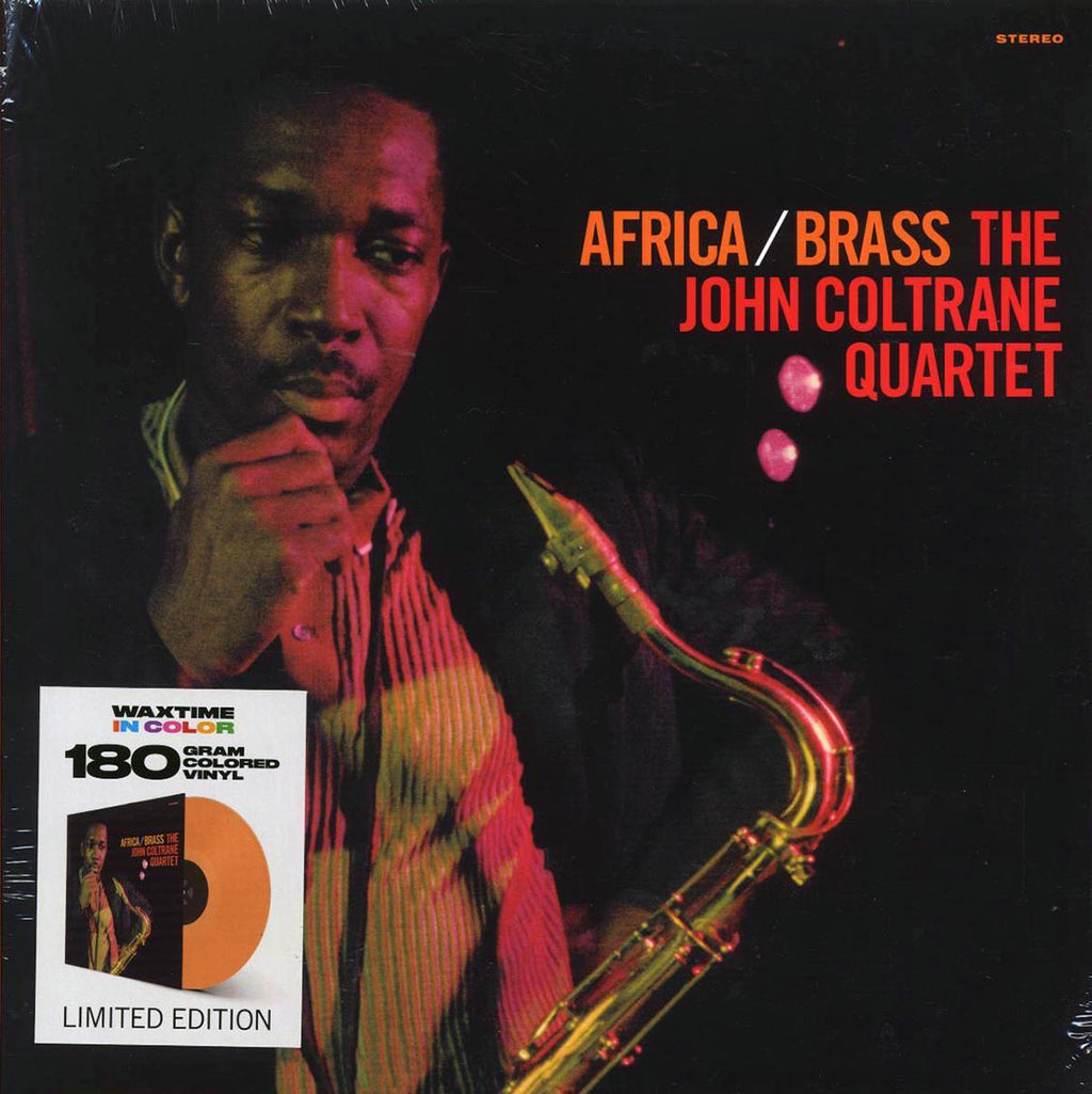 John Coltrane Quartet - Africa/Brass (+bonus track) (ltd. ed.) (180g) (orange vinyl) vinyl LP front cover