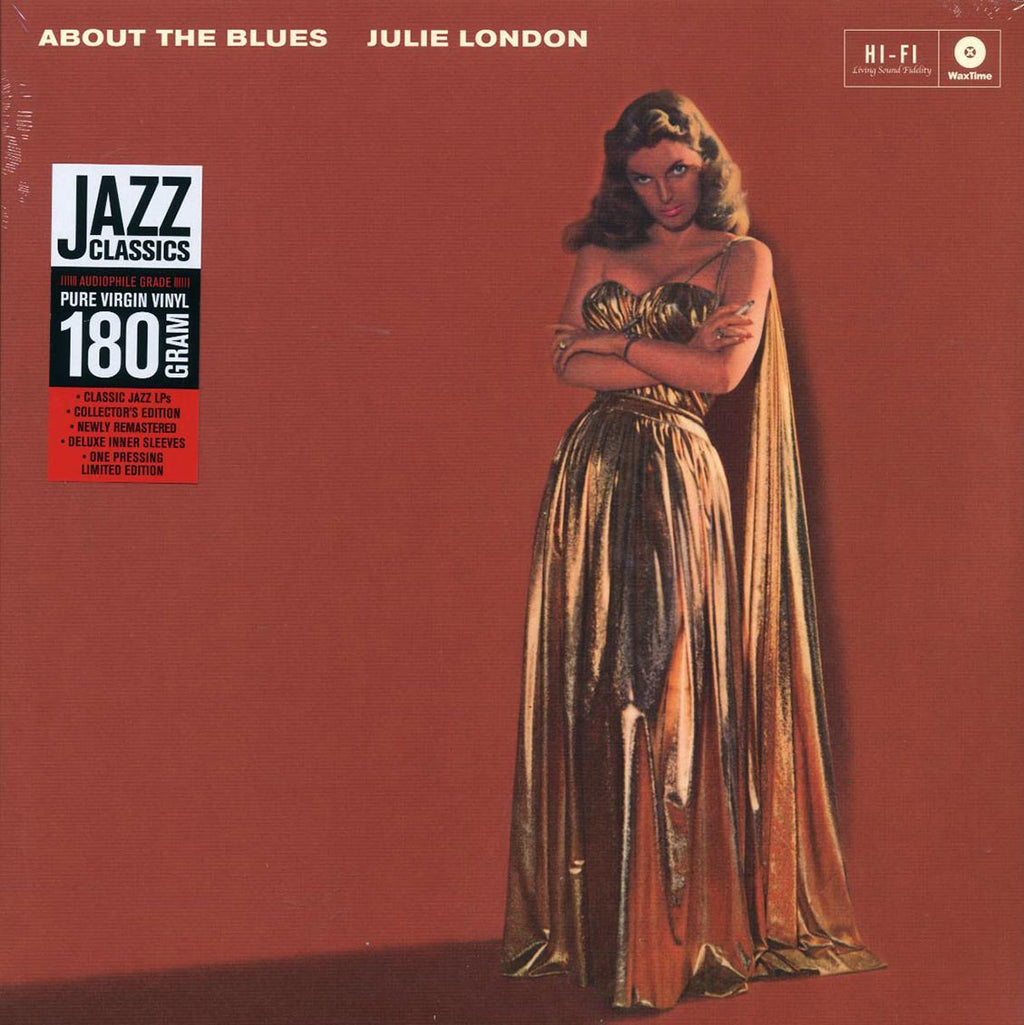 Julie London - About the Blues (+4 bonus tracks) (ltd. ed.) (180g) vinyl LP front cover
