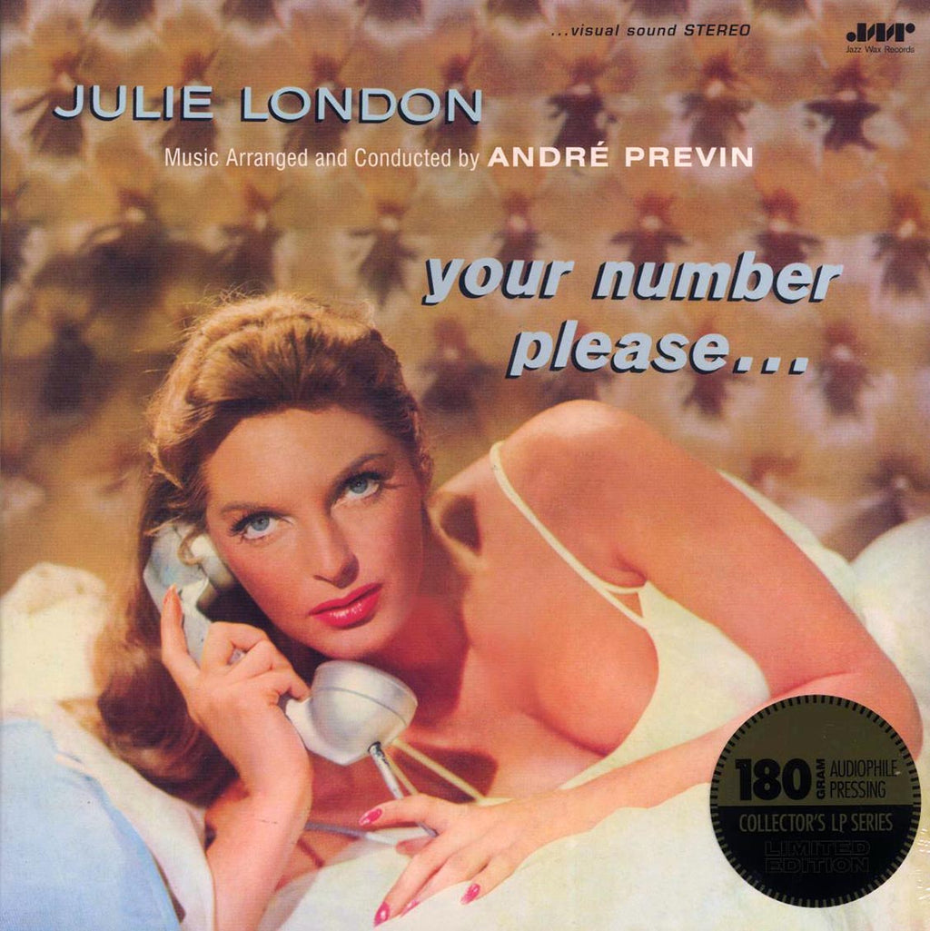 Julie London - Your Number Please (+bonus track) (ltd. ed.) (180g) vinyl LP front cover