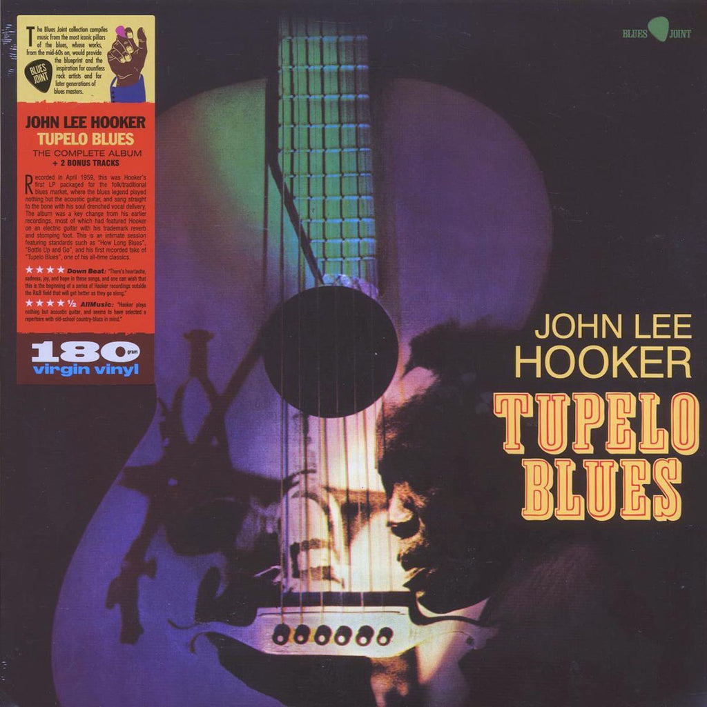 John Lee Hooker - Tupelo Blues (+2 bonus tracks) (ltd. ed.) (180g) vinyl LP front cover