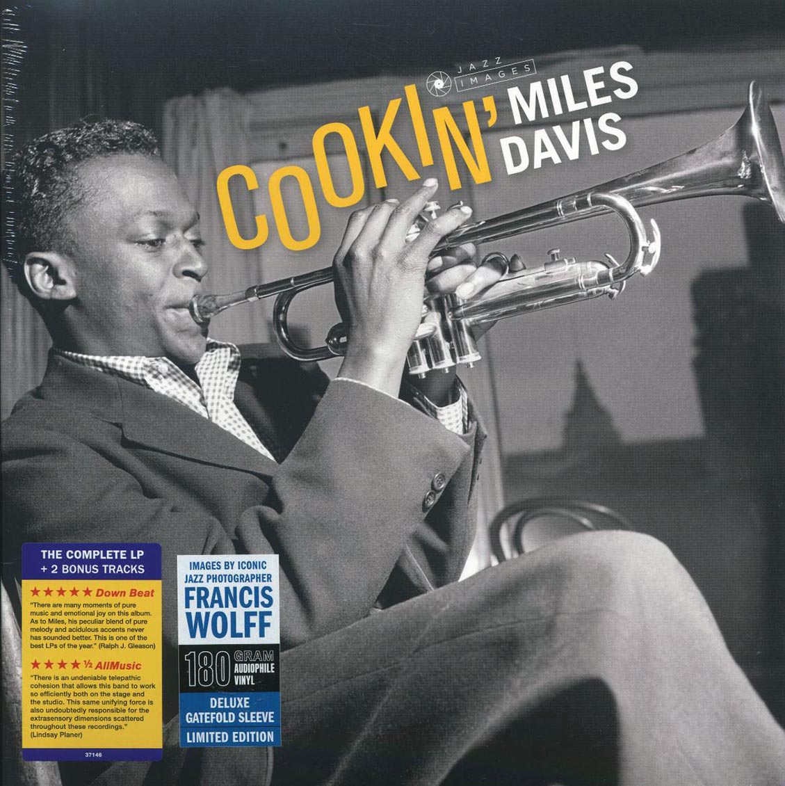 Miles Davis - Cookin' (+2 bonus tracks) (ltd. ed.) (180g) vinyl LP front cover