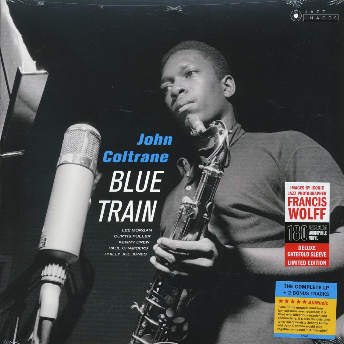 John Coltrane - Blue Train (+2 bonus tracks) (ltd. ed.) (180g) vinyl LP front cover