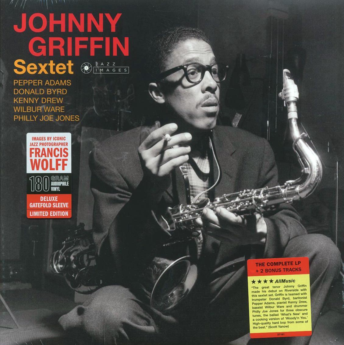 Johnny Griffin Sextet - Johnny Griffin Sextet (+2 bonus tracks) (ltd. ed.) (180g) vinyl LP front cover