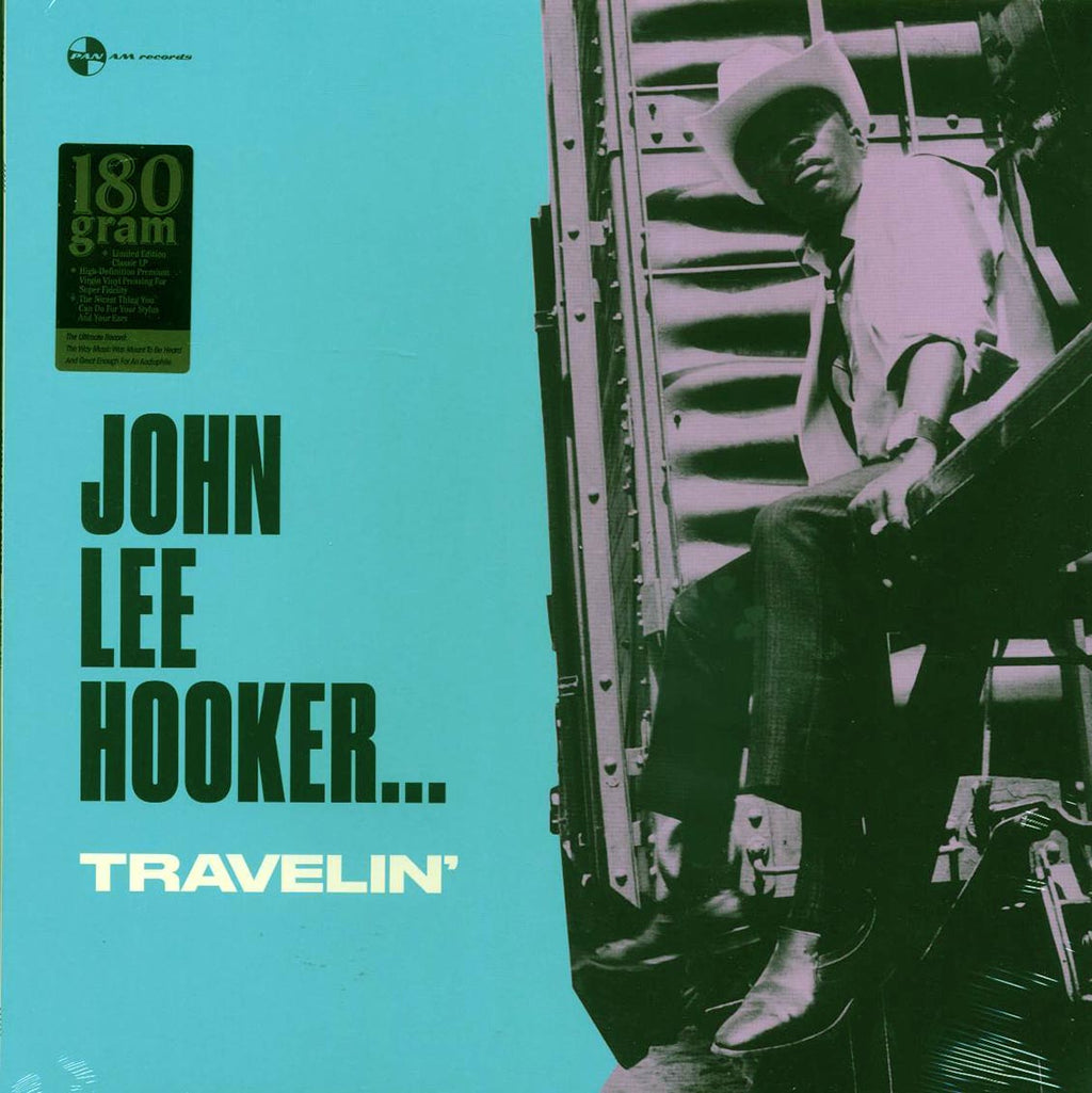 John Lee Hooker - Travelin' (+2 bonus tracks) (ltd. ed.) (180g) vinyl LP front cover
