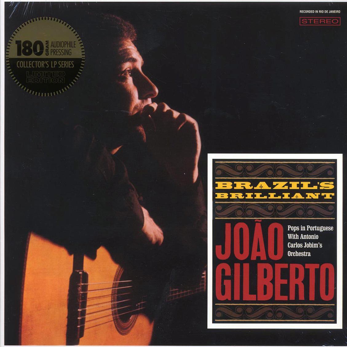 Joao Gilberto - Brazil's Brilliant (+3 bonus tracks) (ltd. ed.) (180g) vinyl LP front cover