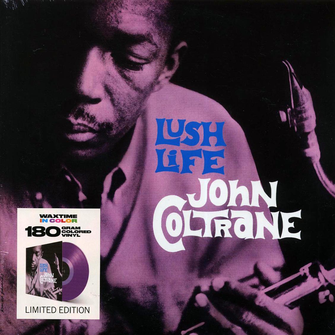 John Coltrane - Lush Life (+bonus track) (ltd. ed.) (180g) (purple vinyl) vinyl LP front cover