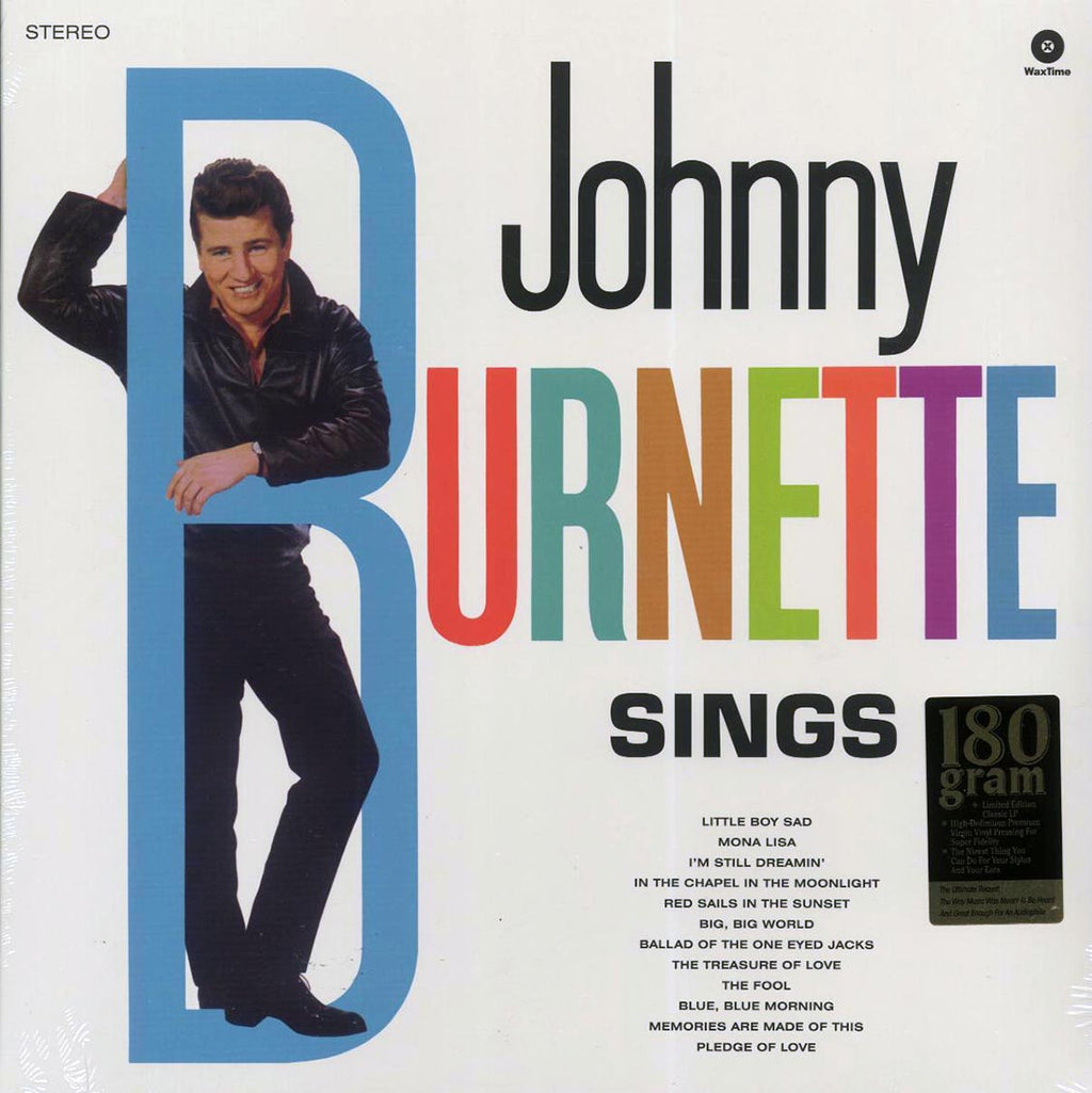 Johnny Burnette - Sings (+2 bonus tracks) (ltd. ed.) (180g) vinyl LP front cover
