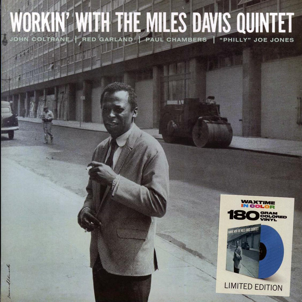 Miles Davis Quintet - Workin’ With The Miles Davis Quintet (+bonus track) (ltd. ed.) (180g) (blue vinyl) vinyl LP front cover
