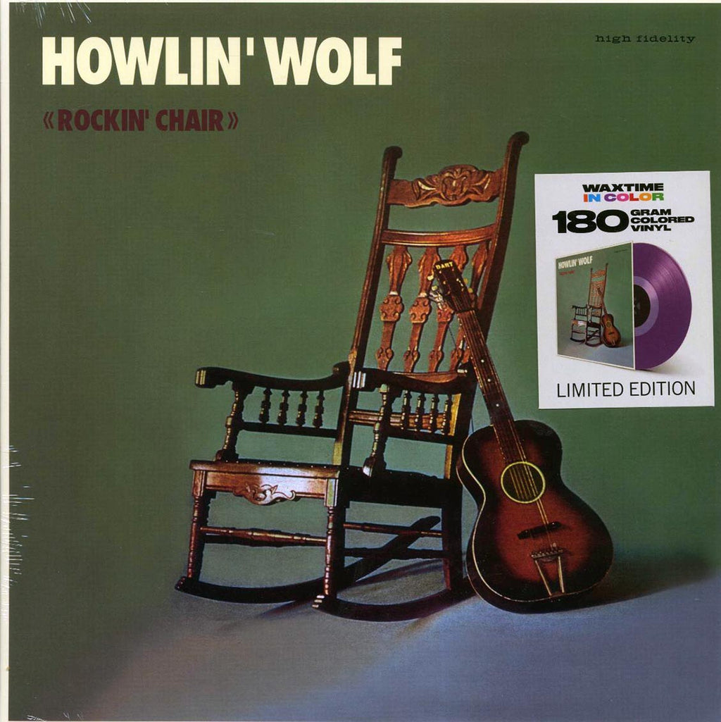 Howlin' Wolf - Rockin' Chair (+4 bonus tracks) (ltd. ed.) (180g) (purple vinyl) vinyl LP front cover