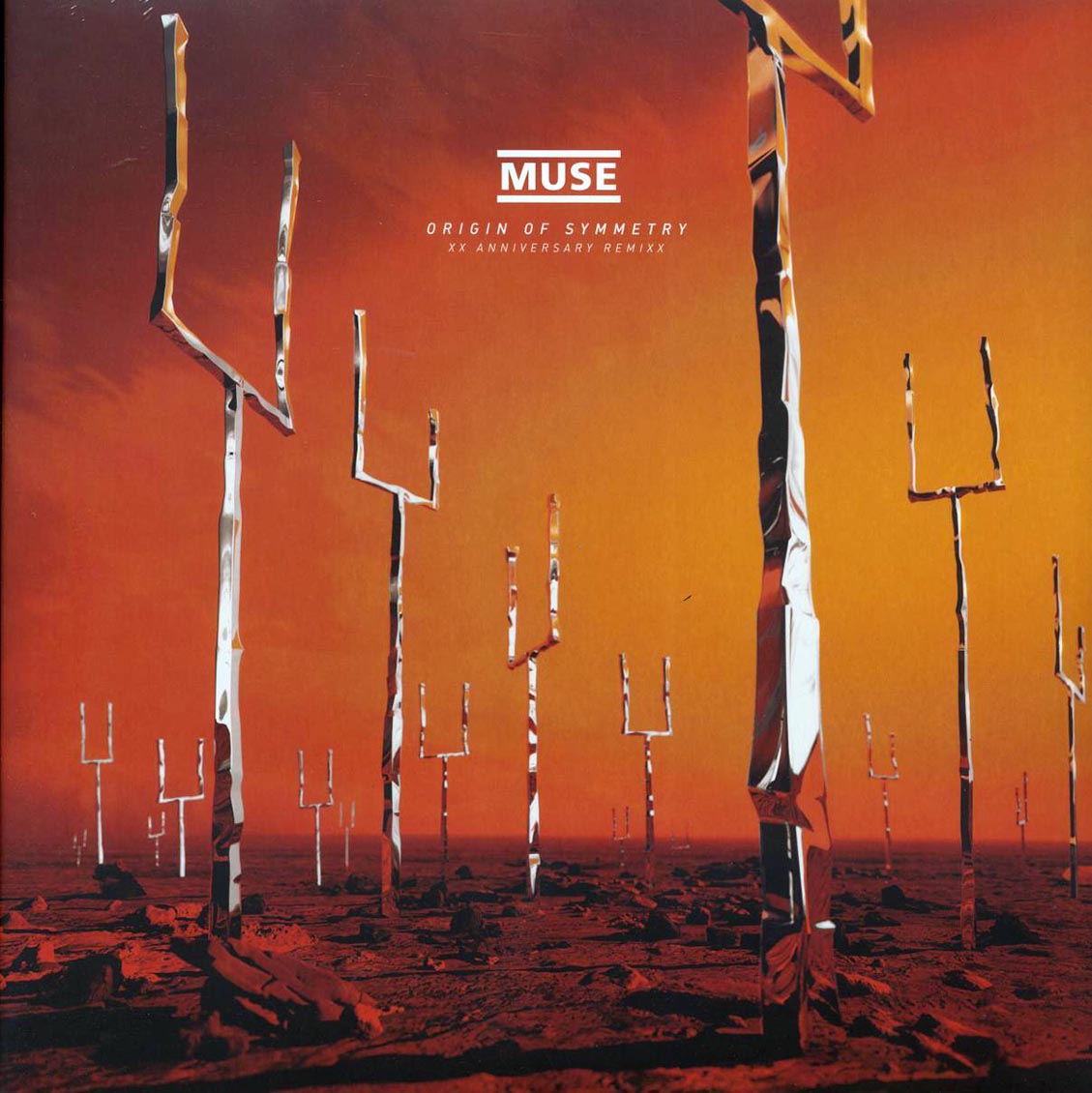 Muse - Origin Of Symmetry: XX Anniversary RemiXX (20th Anniv. Ed.) (2xLP) (remixed) (remastered) vinyl LP front cover