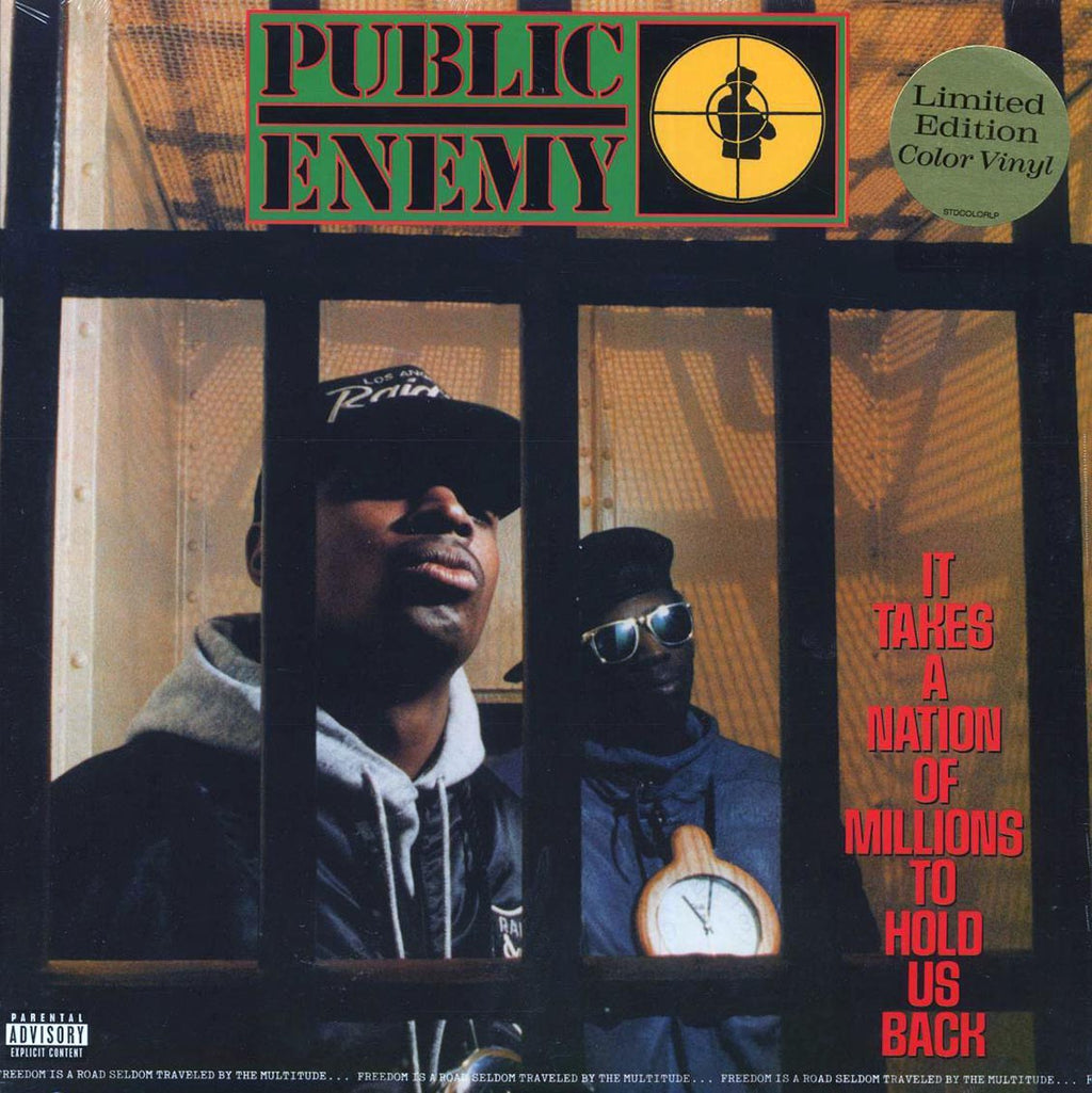 Public Enemy - It Takes A Nation Of Millions To Hold Us Back (ltd. ed.) (red vinyl) vinyl LP front cover