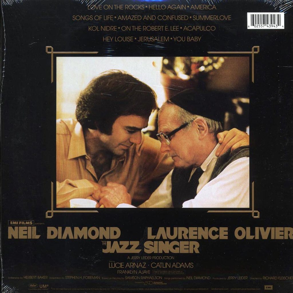 Neil Diamond - The Jazz Singer (180g) vinyl LP back cover
