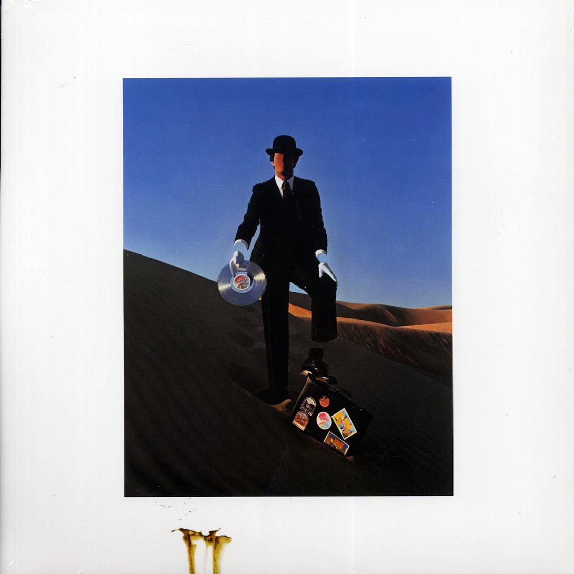 Pink Floyd - Wish You Were Here (50th Anniv. Ed.) (ltd. ed.) (yellow flame vinyl) vinyl LP back cover