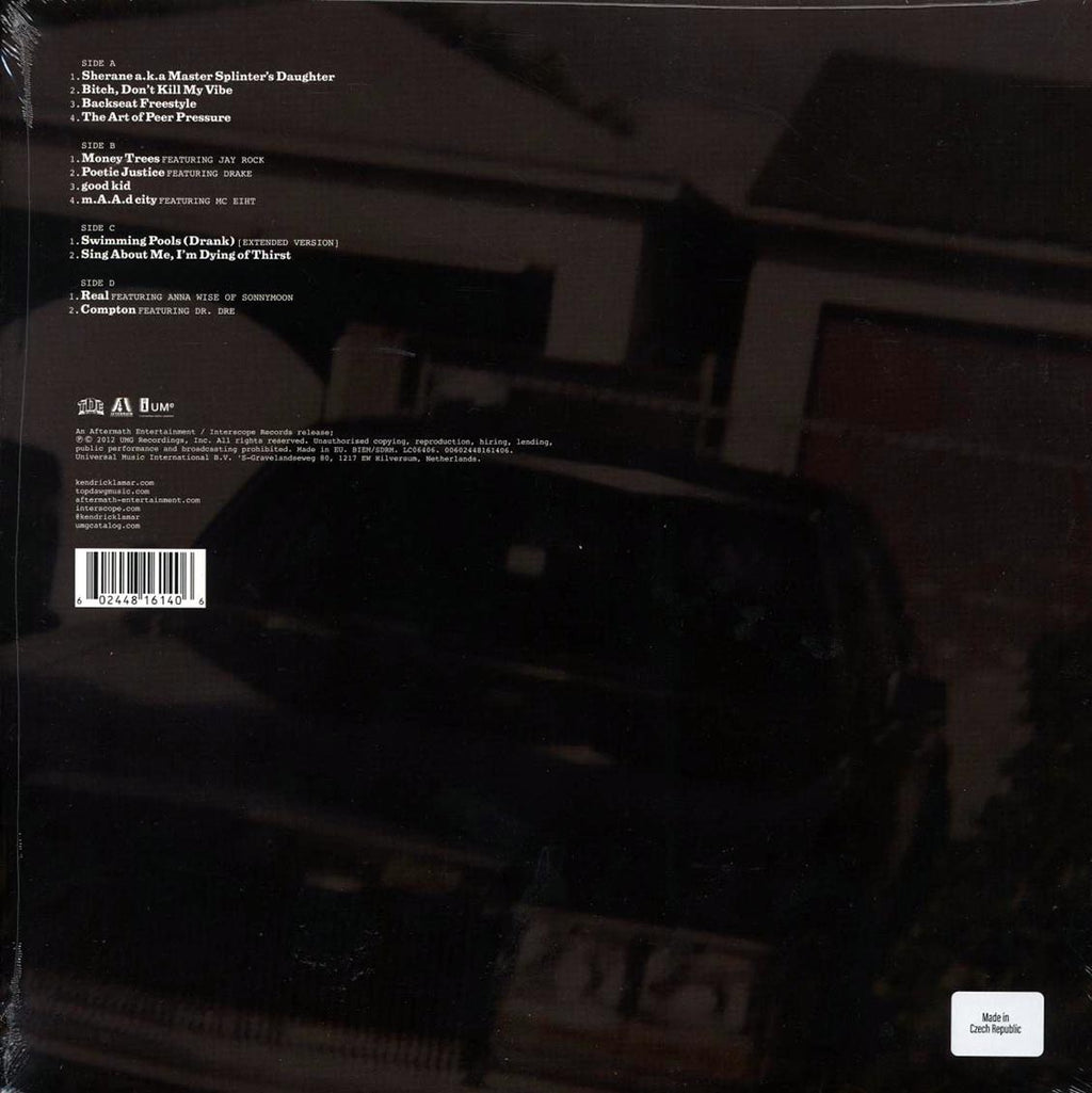 Kendrick Lamar - Good Kid, MAAD City (10th Anniv. Ed.) (2xLP) (180g) vinyl LP back cover