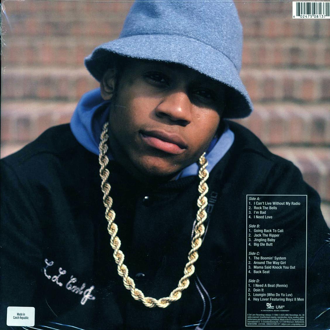 LL Cool J - All World (2xLP) vinyl LP back cover