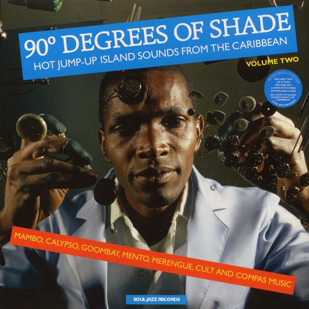 Various - 90 Degrees Of Shade Volume 2: Hot Jump-Up Island Sounds From The Caribbean (2xLP) vinyl LP front cover