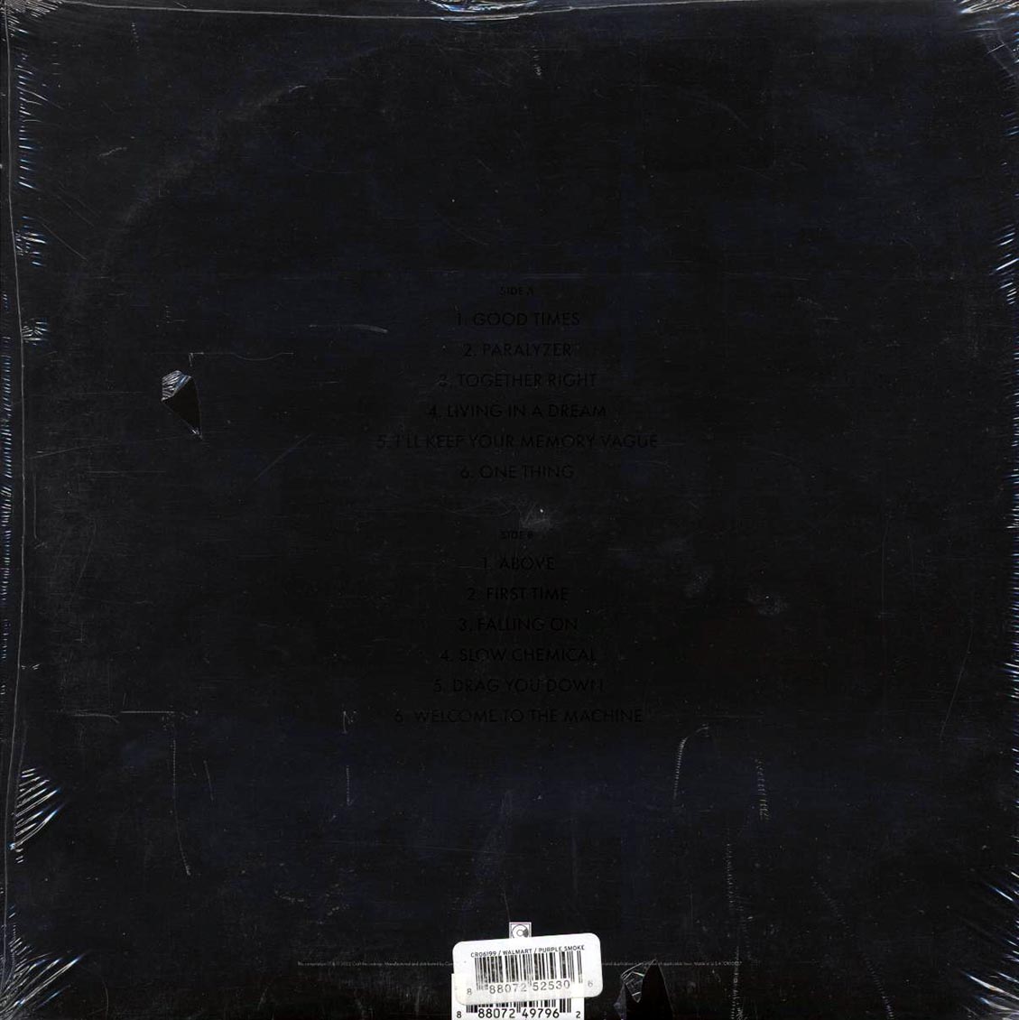 Finger Eleven - Greatest Hits (purple vinyl) vinyl LP back cover