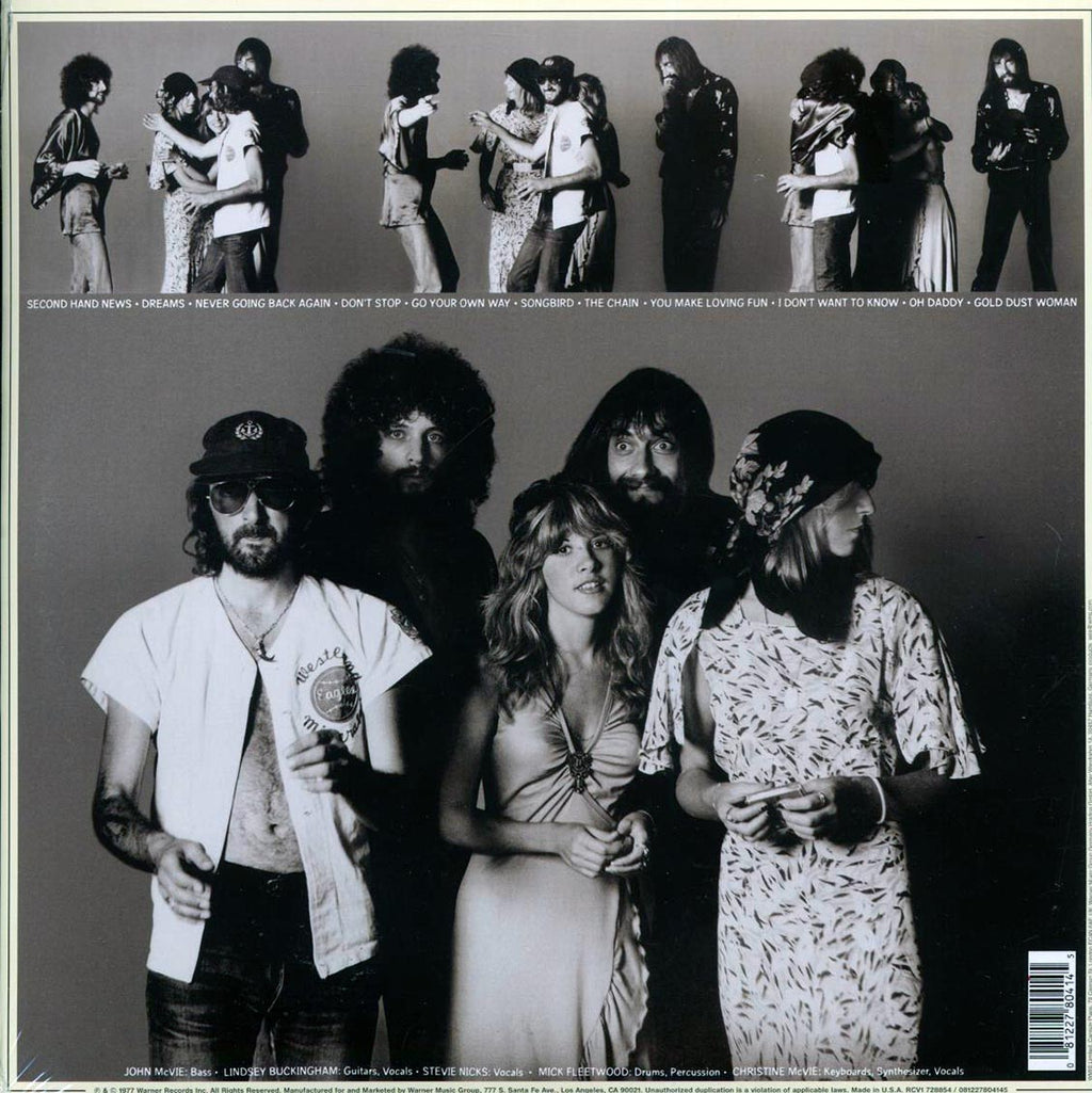 Fleetwood Mac - Rumours (colored vinyl) vinyl LP back cover