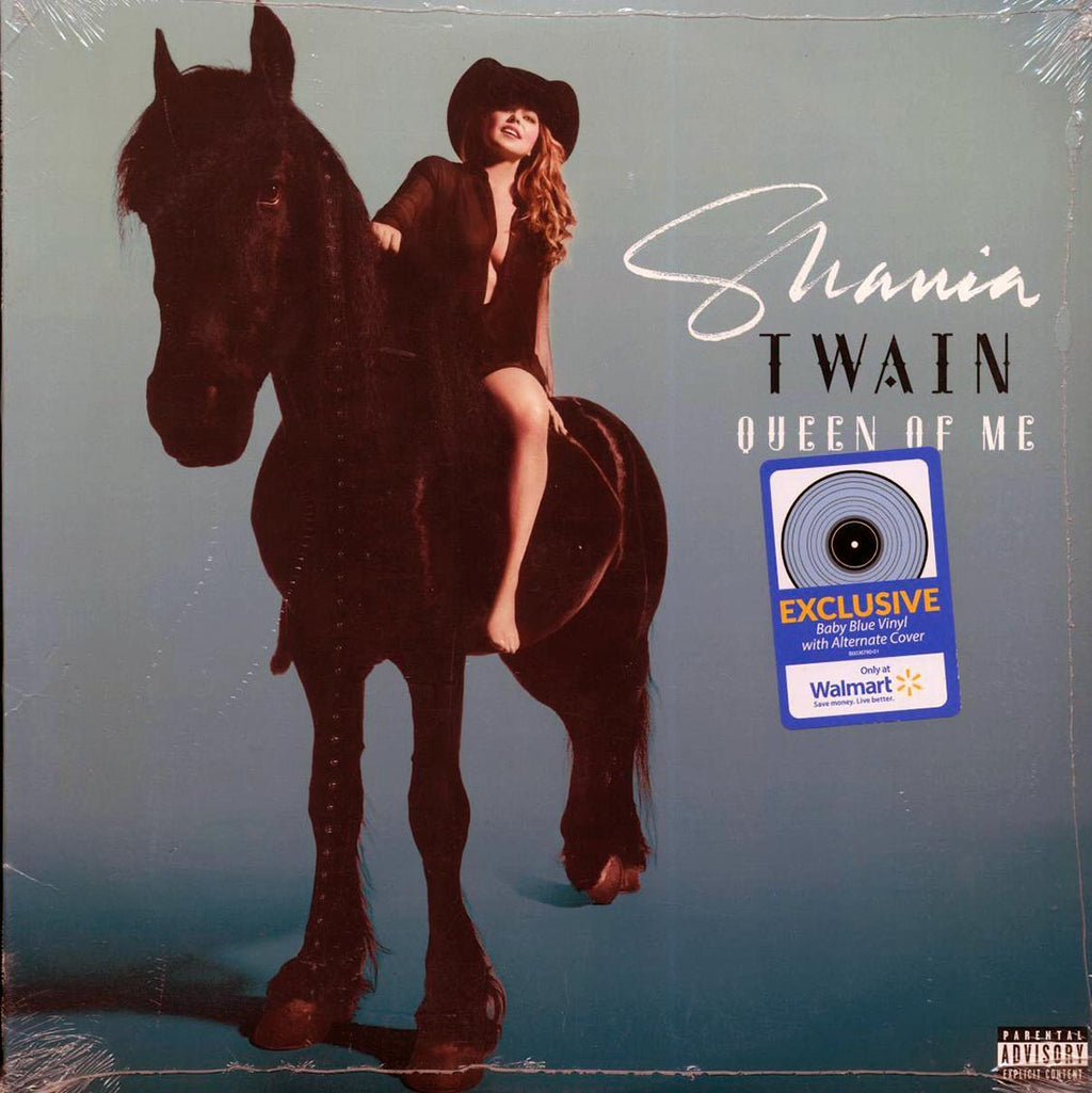 Shania Twain - Queen Of Me (ltd. ed.) (baby blue vinyl) vinyl LP front cover