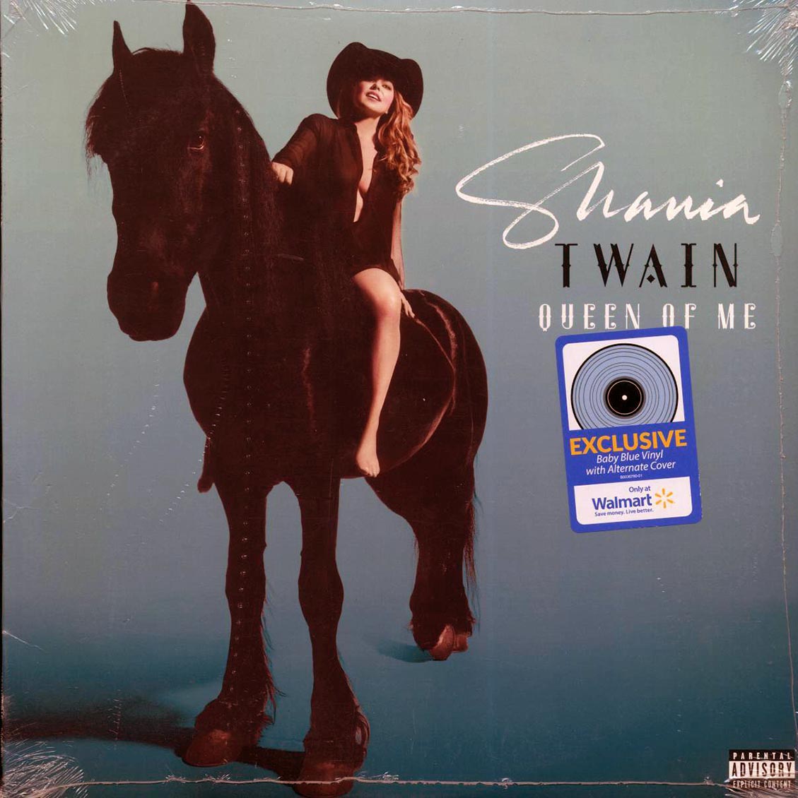Shania Twain - Queen Of Me (ltd. ed.) (baby blue vinyl) vinyl LP front cover