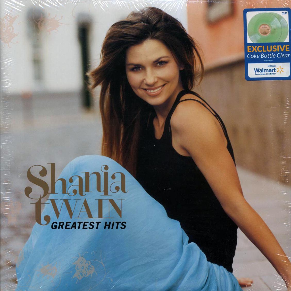 Shania Twain - Greatest Hits (2xLP) (coke bottle clear vinyl) vinyl LP front cover