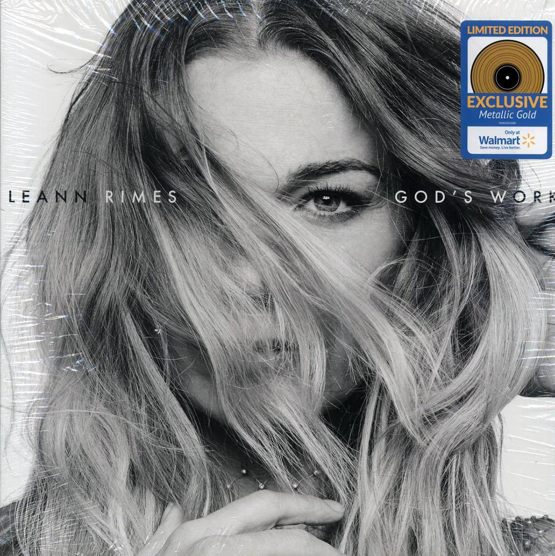 LeAnn Rimes - God's Work (gold vinyl) vinyl LP front cover