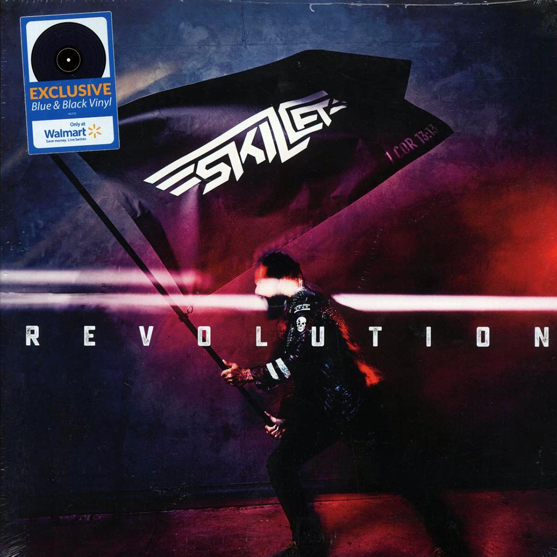 Skillet - Revolution (blue/black vinyl) vinyl LP front cover