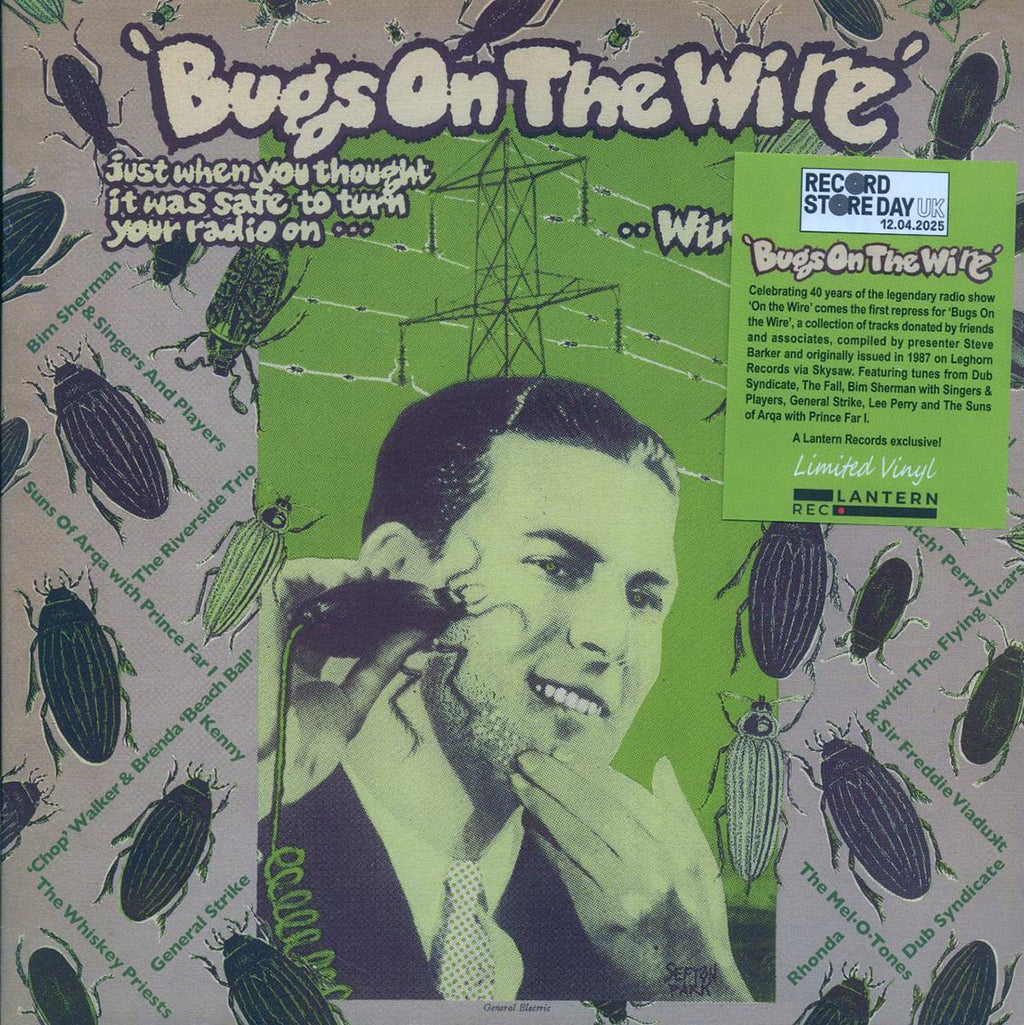 Prince Far I, Dub Syndicate, Lee Perry , The Mel-O-Tones, The Fall, Etc. - Bugs On The Wire (RSD 2025) (ltd. ed.) (remastered) vinyl LP front cover