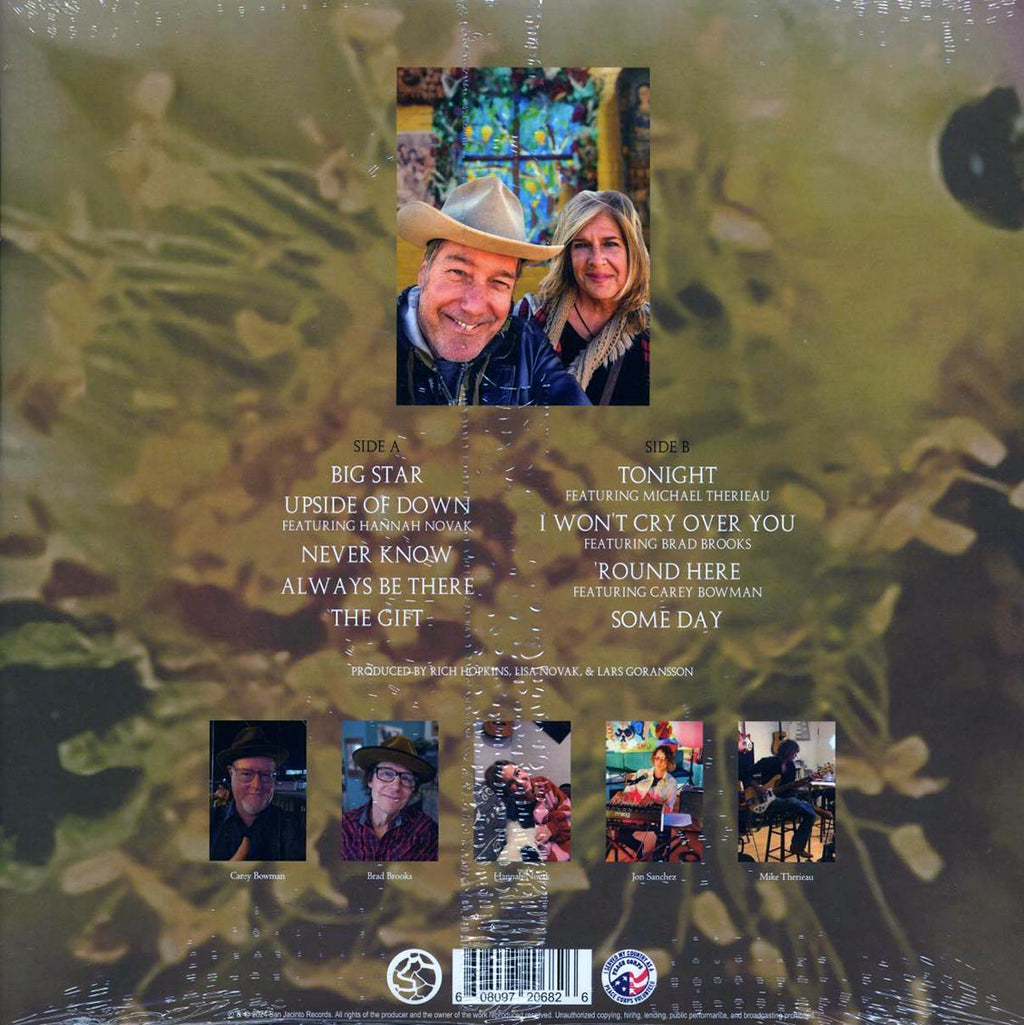 Rich Hopkins & Luminarios - The Gift vinyl LP back cover