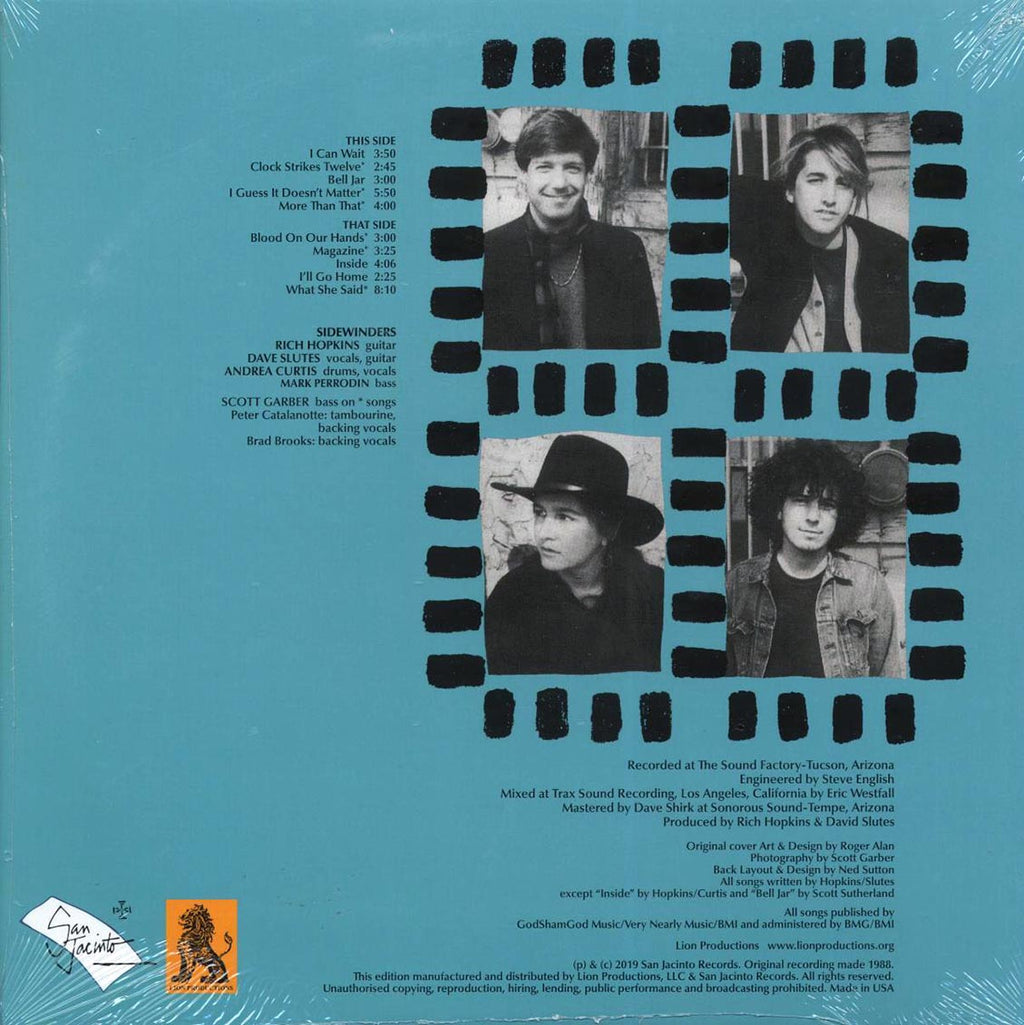 Sidewinders - ¡Cuacha! vinyl LP back cover