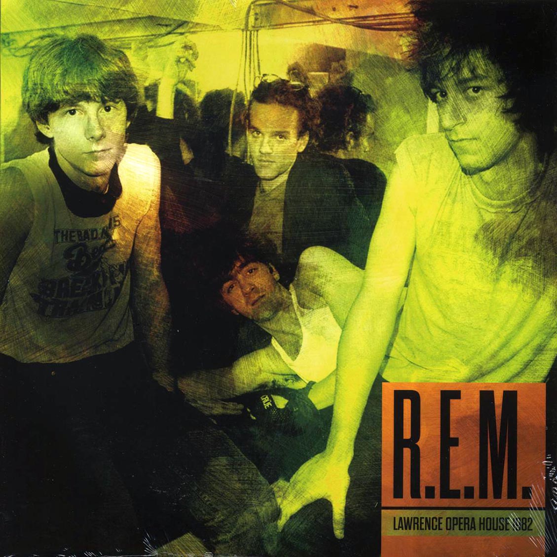 REM - Lawrence Opera House 1982 vinyl LP front cover