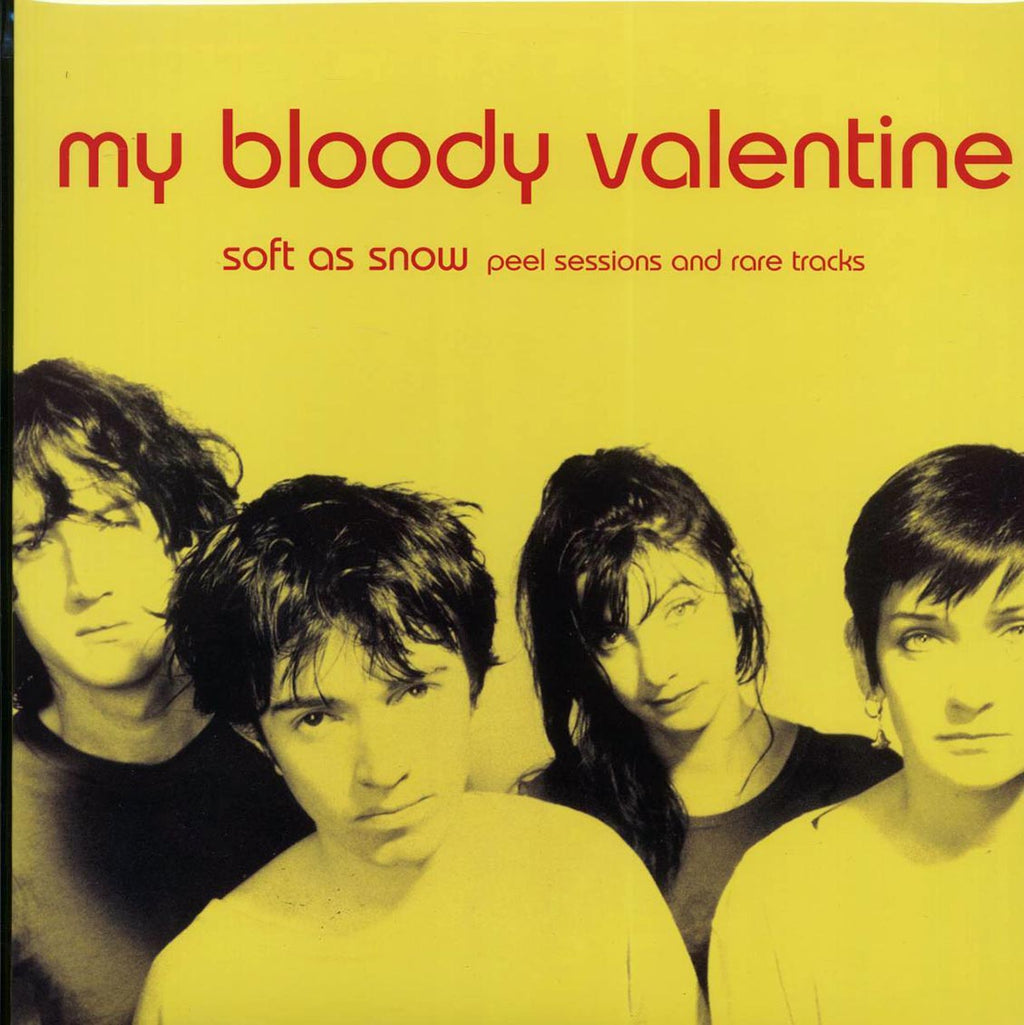 My Bloody Valentine - Soft As Snow: Peel Sessions And Rare Tracks (yellow vinyl) vinyl LP front cover