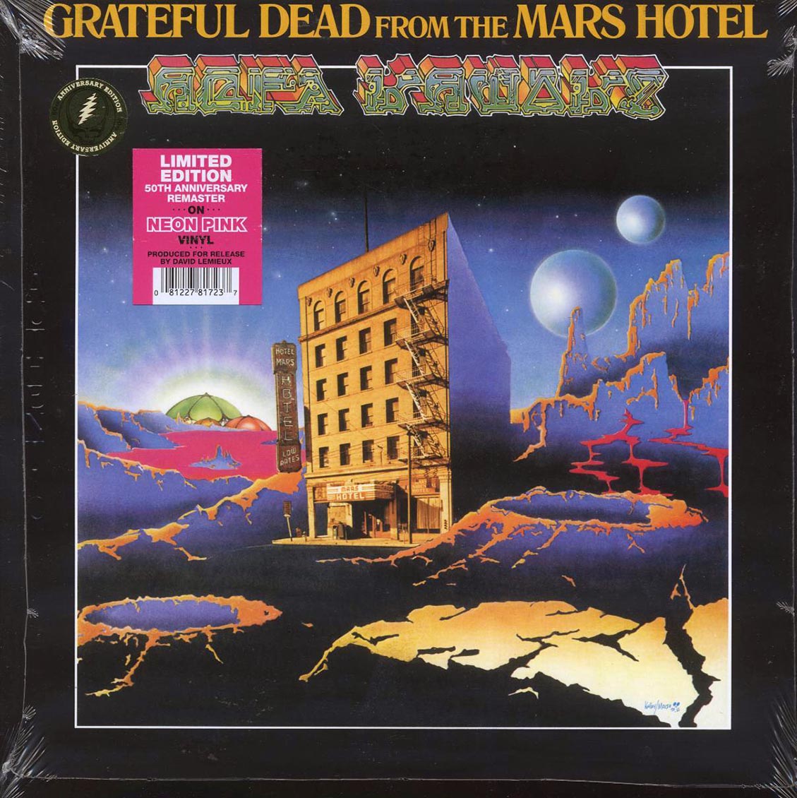 Grateful Dead - From The Mars Hotel (50th Anniv. Ed.) (pink vinyl) vinyl LP front cover