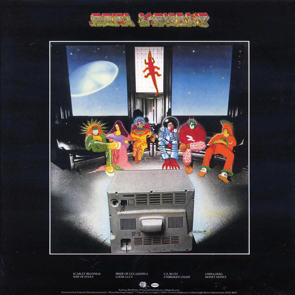 Grateful Dead - From The Mars Hotel (50th Anniv. Ed.) (pink vinyl) vinyl LP back cover