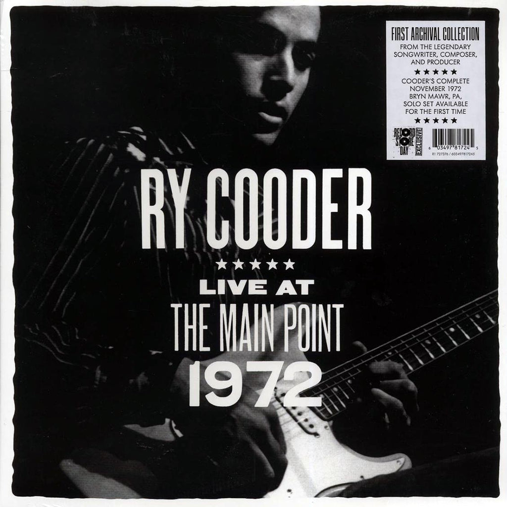Ry Cooder - Live At The Main Point 1972 (RSD 2025) vinyl LP front cover