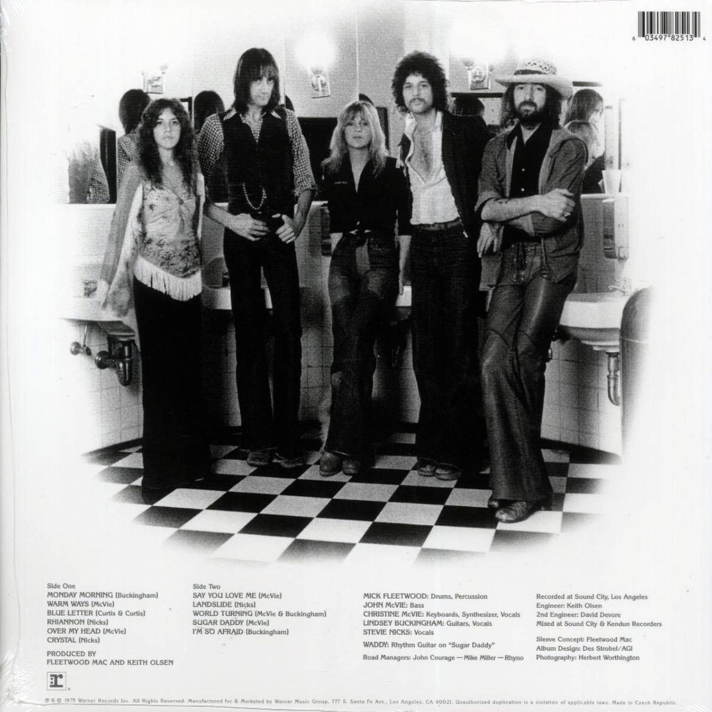 Fleetwood Mac - Fleetwood Mac (green vinyl) vinyl LP back cover