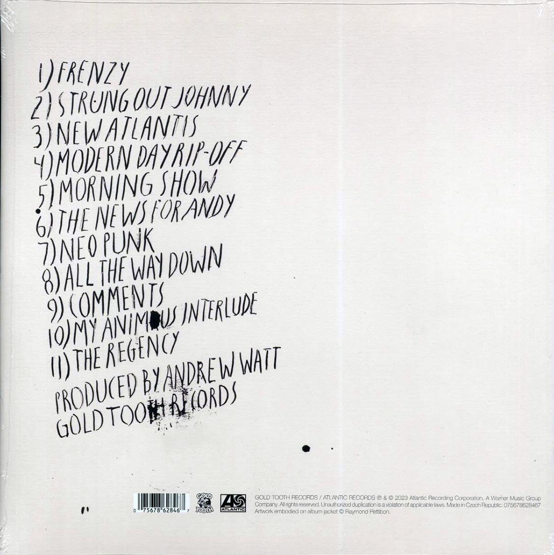 Iggy Pop - Every Loser (75th Anniv. Ed.) (red vinyl) vinyl LP back cover