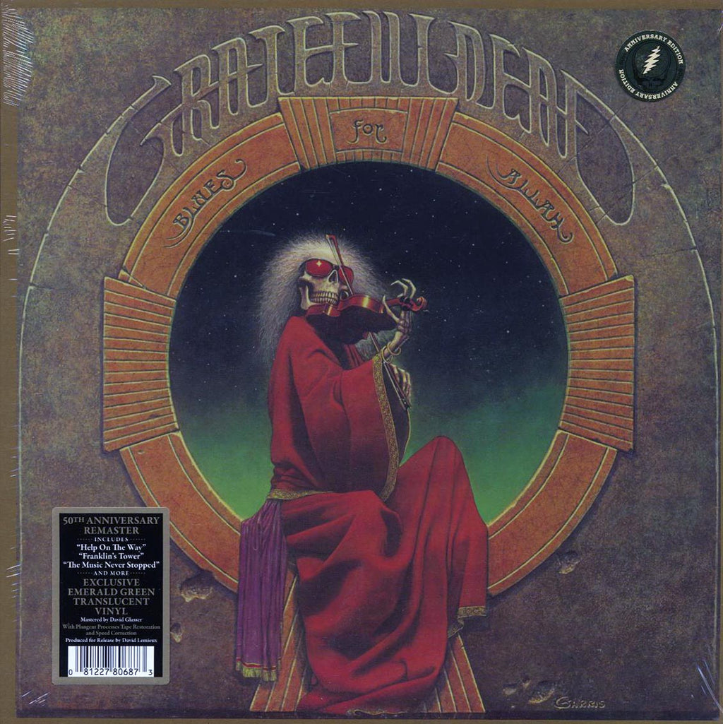 Grateful Dead - Blues For Allah (50th Anniv. Ed.) (green vinyl) vinyl LP front cover