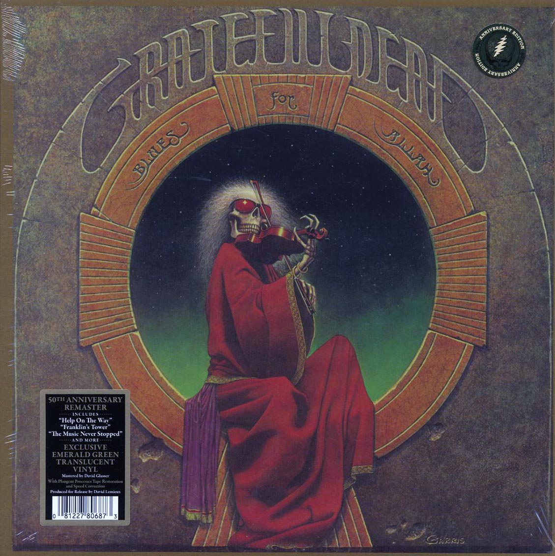 Grateful Dead - Blues For Allah (50th Anniv. Ed.) (green vinyl) vinyl LP front cover