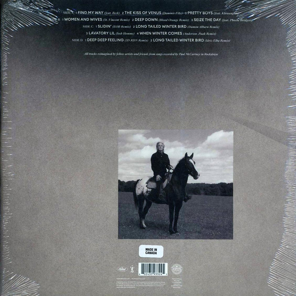 McCartney - McCartney III Imagined (+bonus track) (2xLP) (gold vinyl) vinyl LP back cover