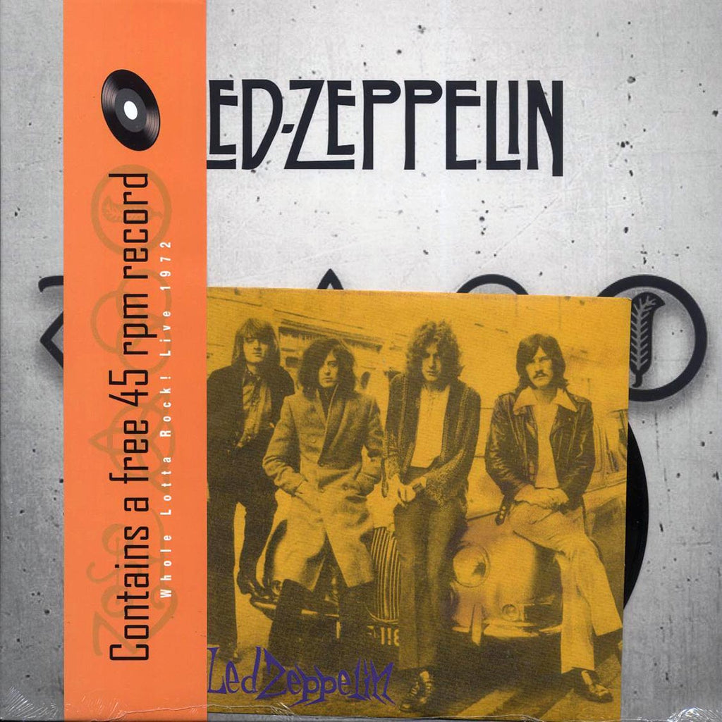 Led Zeppelin - Whole Lotta Rock! Live 1972 (With Bonus 7") (incl. a bonus 45rpm vinyl) vinyl LP front cover