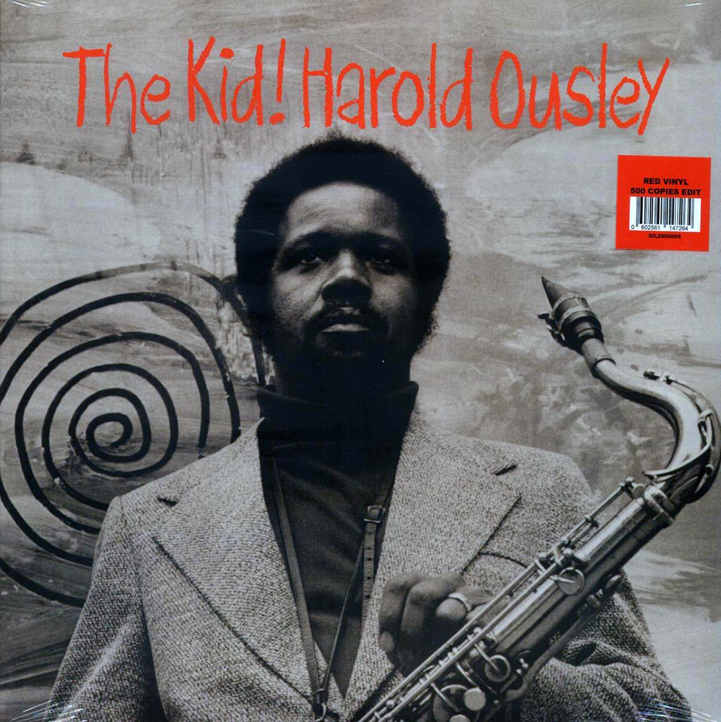 Harold Ousley - The Kid! (ltd. 500 copies made) (red vinyl) vinyl LP front cover