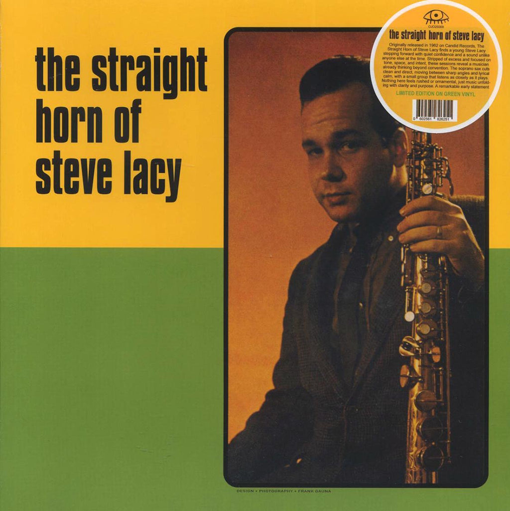 Steve Lacy - The Straight Horn Of Steve Lacy (green vinyl) vinyl LP front cover