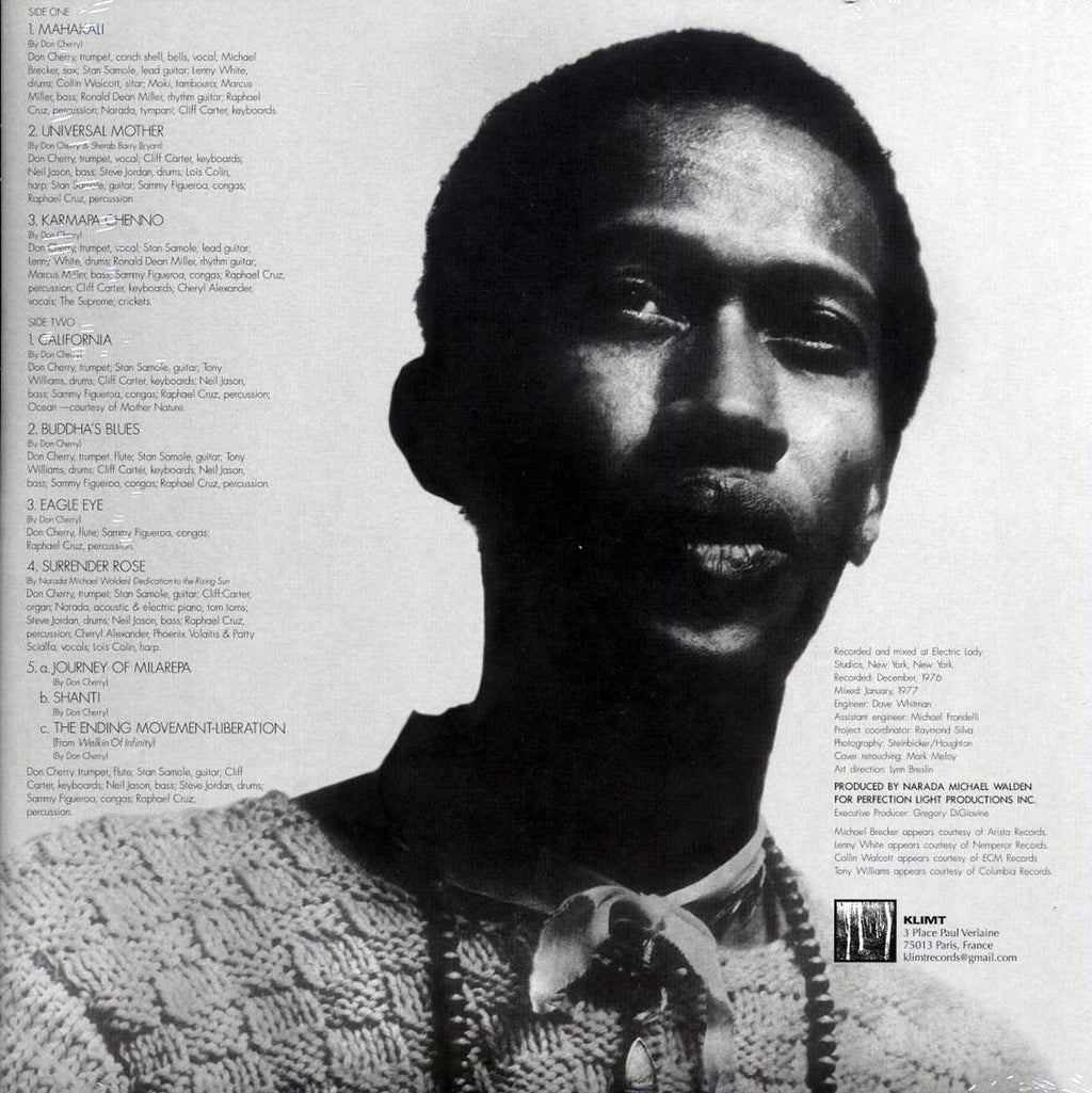 Don Cherry - Hear & Now (yellow vinyl) vinyl LP back cover