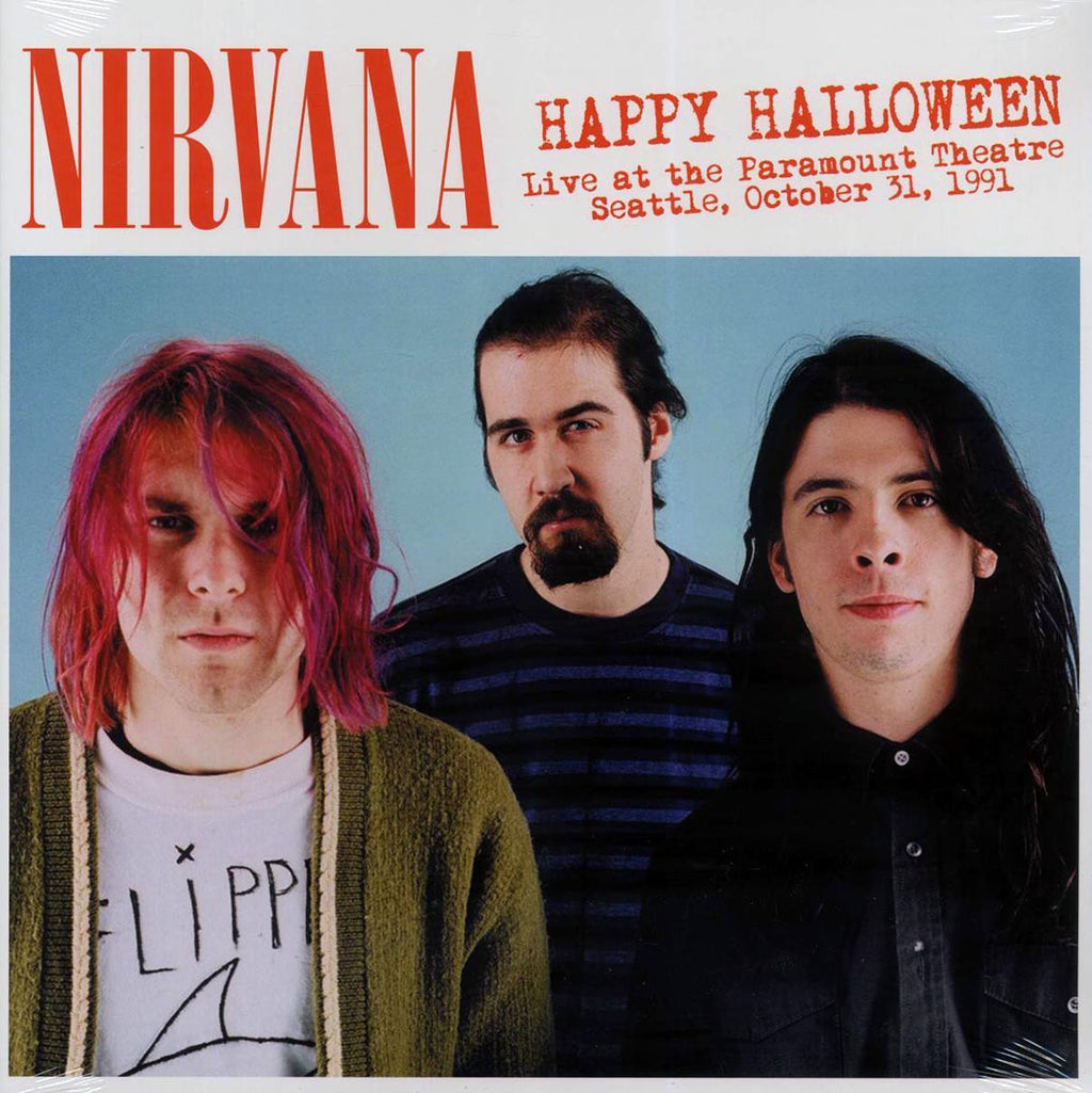 Nirvana - Happy Halloween: Live At The Paramount Theatre, Seattle, October 31, 1991 (pink vinyl) vinyl LP front cover