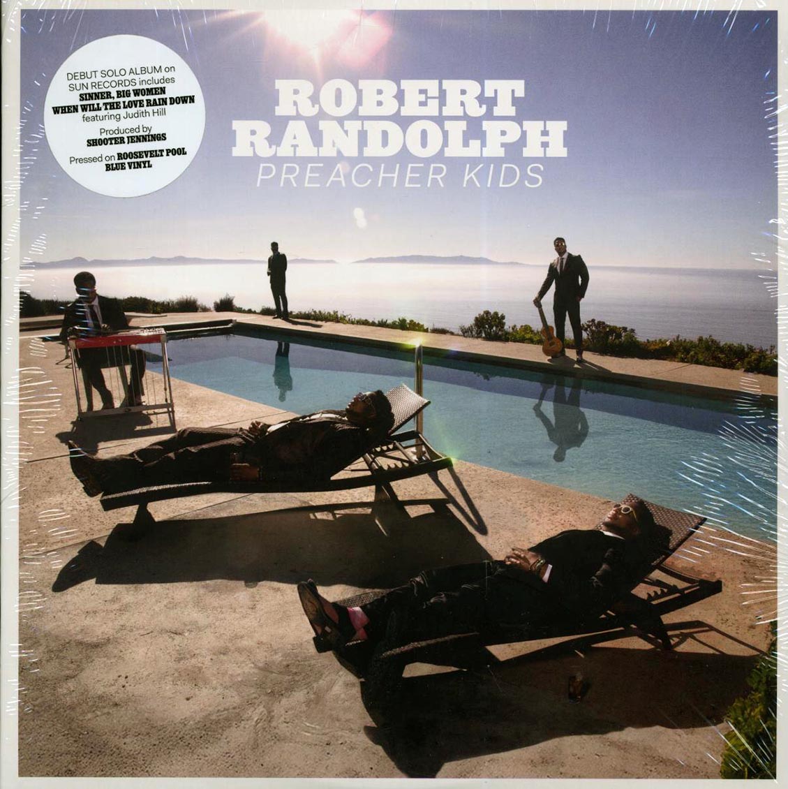 Robert Randolph - Preacher Kids (blue vinyl) vinyl LP front cover