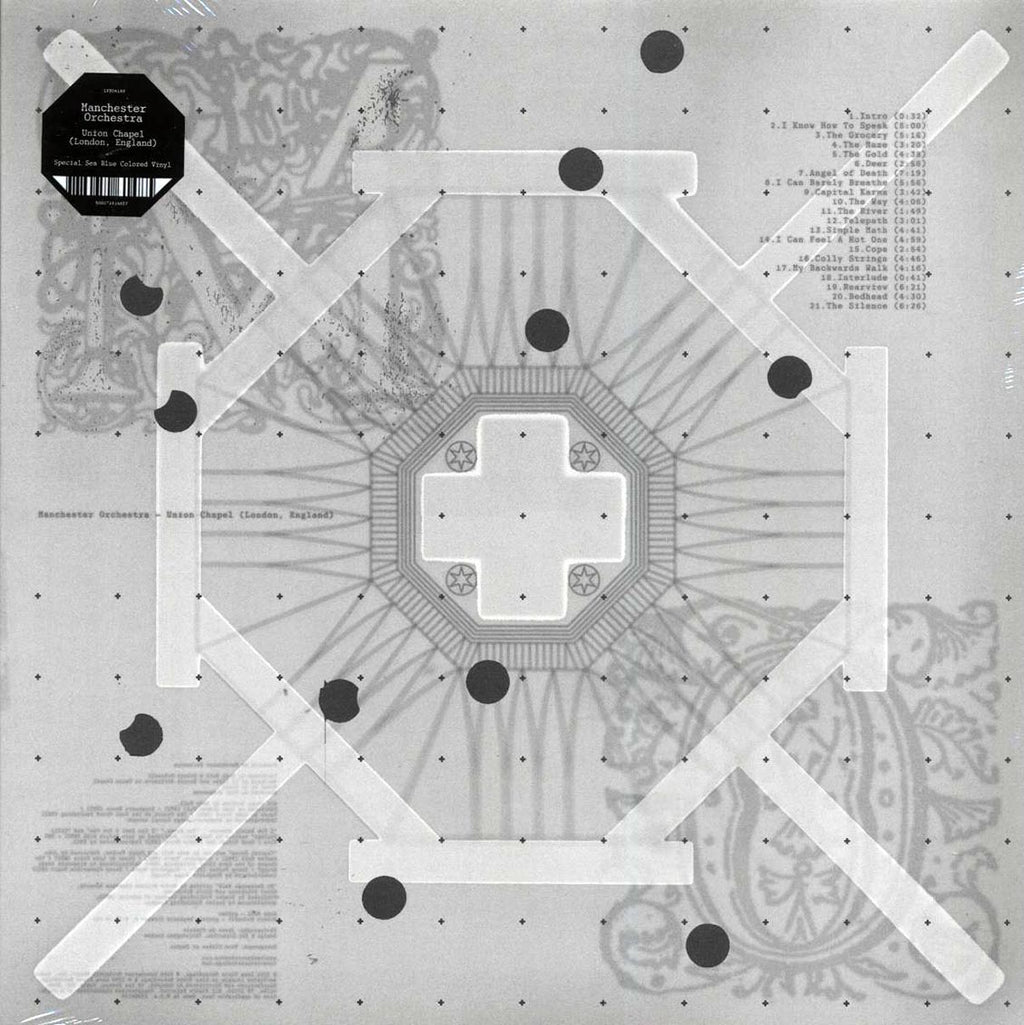 Manchester Orchestra - Union Chapel: London, England (2xLP) (blue vinyl) vinyl LP front cover